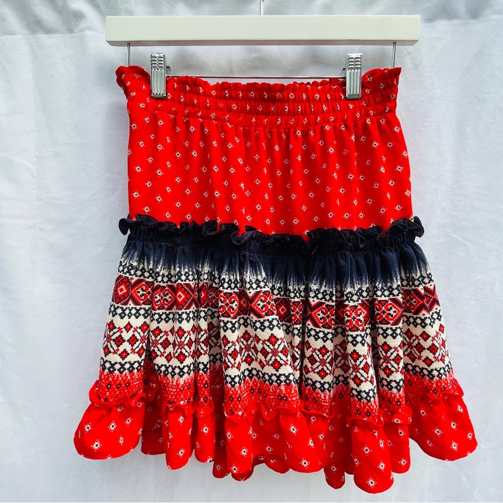 Misa Los Angeles Tania Ruffled Mini Skirt - Picture 7 of 8